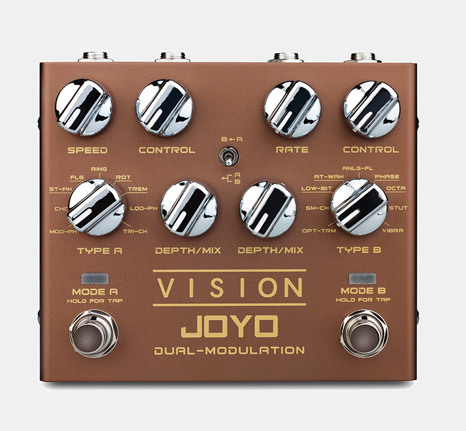 JOYO Vision Dual Channel Stereo Modulation Guitar Effect 
