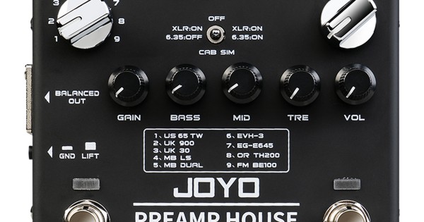 JOYO Pre amp House 18 Guitar Amplifier Simulators In 1 R-15 ...