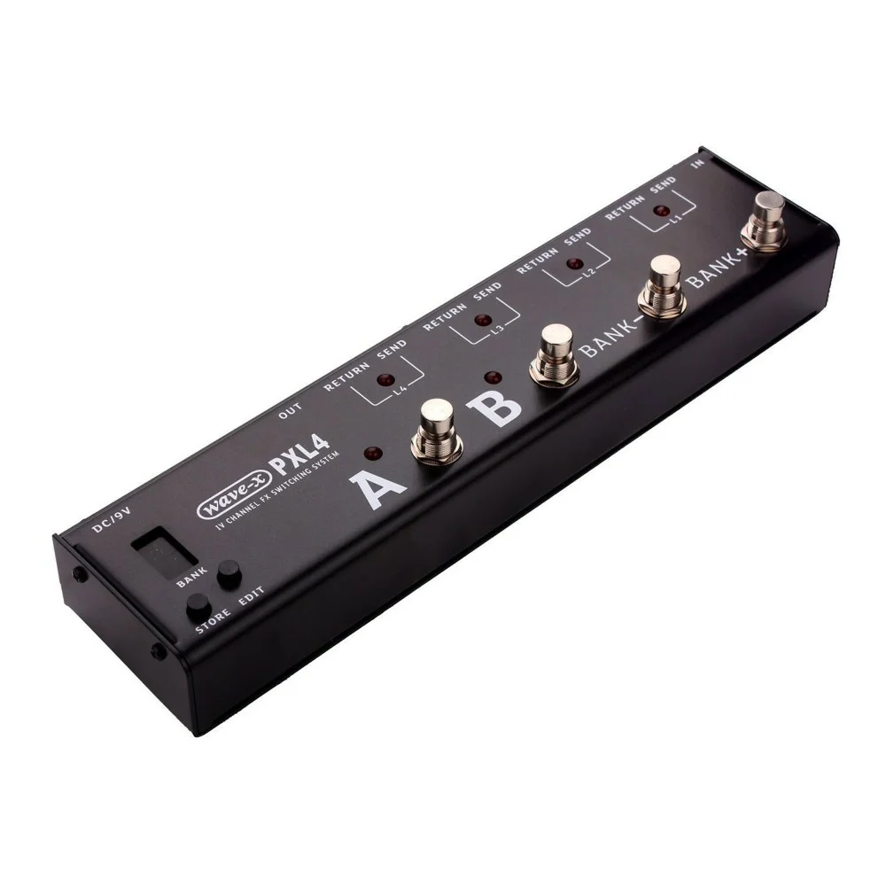 JOYO PXL 4 Effect Pedal Loop Controller Black - JOYO UK